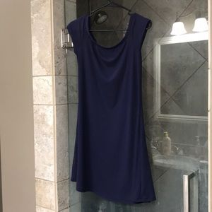 Navy off shoulder size medium dress